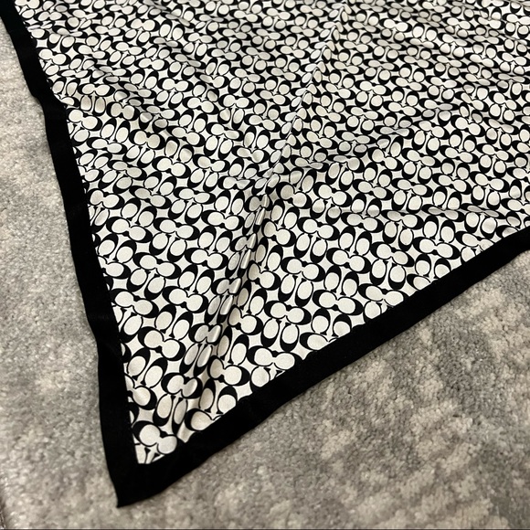 Vintage Coach Square Silk Scarf - Picture 3 of 7